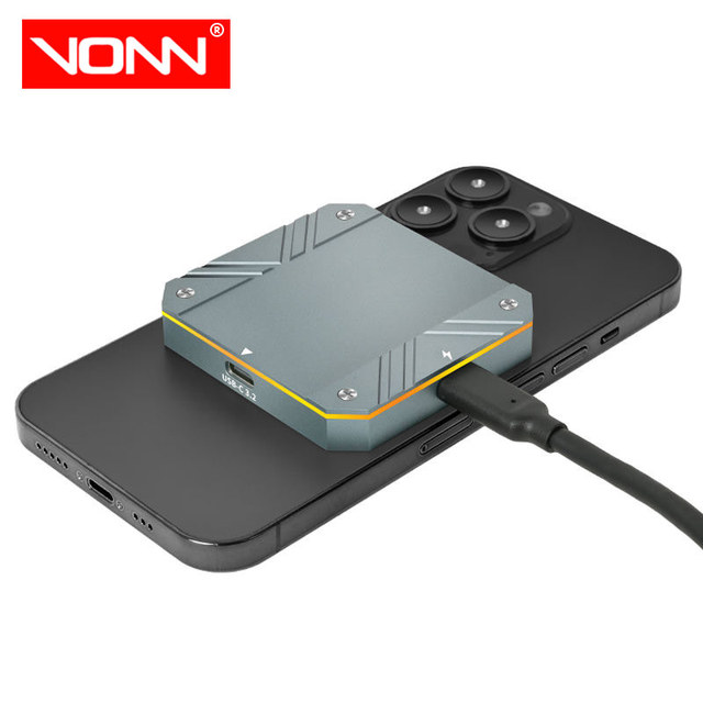 Portable Magnetic USB 3.2 10G M.2 SSD Enclosure New OEM with Type-C 100W PD Fast Charge NVME PCIe Mini Mobile Case