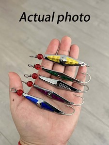 Esca Artificiale in Metallo a Forma di Cucchiaino Rotante in Ottone <span class=keywords><strong>da</strong></span> 1/8 oz, 5,9 cm, per <span class=keywords><strong>Pesca</strong></span> in Acqua Dolce - Product Image 3