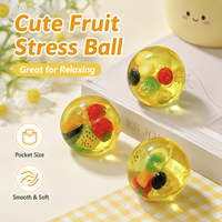 Jouet anti-stress souple et compressible en forme de pomme Vaseline Simulation