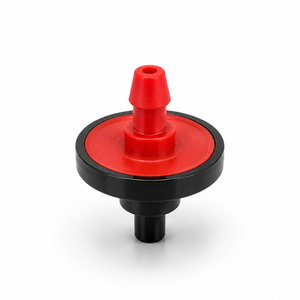 Gotero de Plástico Rojo y Negro con Compensación de Presión para Microirrigación Agrícola y de Jardín - Product Image 1