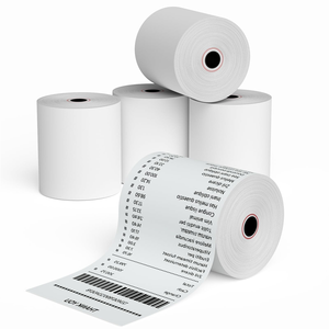 High Bright BPA Free 48gsm Thermal <b>Paper</b> Rolls 80x80mm Super Clear Cash Registger <b>Paper</b> Jumbo Rolls For Supermarket POS Machine - Product Image 3