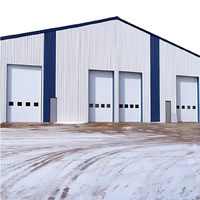 Endüstriyel Tarz Prefabrik Hafif Çelik GB Standardı 3D Model Tasarım Depo Binası Hayvan Barınağı AFO Marka 200 Km/S Rüzgar Yükü