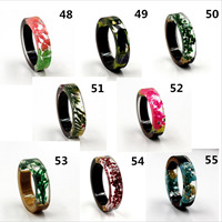 Bagues en bois en résine pour hommes et femmes, bijoux colorés, tendance, créatifs, cadeau de forêt magique, 2020, Offre Spéciale