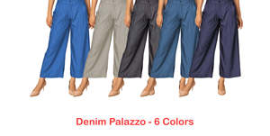 Pantalon palazzo taille haute pour femme, coupe large, élégant et décontracté, idéal pour le bureau, couleur beige - Product Image 3