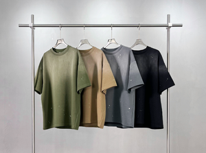 Camiseta YKH de 305 g/m² con Lavado Ácido para <span class=keywords><strong>Hombre</strong></span>, Camiseta con Lavado Monkey, Camiseta de Alta Calidad Personalizada, Extra Grande y Colorida para <span class=keywords><strong>Hombre</strong></span> - Product Image 5