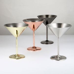 Copas de Martini Modernas de Acero Inoxidable Estilo Americano, Forma de Calabaza, Irrompibles, con Opción de Logotipo Personalizado para Fiestas y Bares - Product Image 4