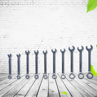 Ensemble de 10 clés à douille combinées miniatures 4-11 mm métriques et en pouces, double extrémité ouverte, kit d'outils pour vélo, bricolage, qualité personnalisable OEM