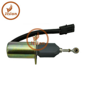 Vanne solénoïde d'arrêt de carburant pour engins de construction 3935650 4942878 5365993 3415706 - Product Image 2