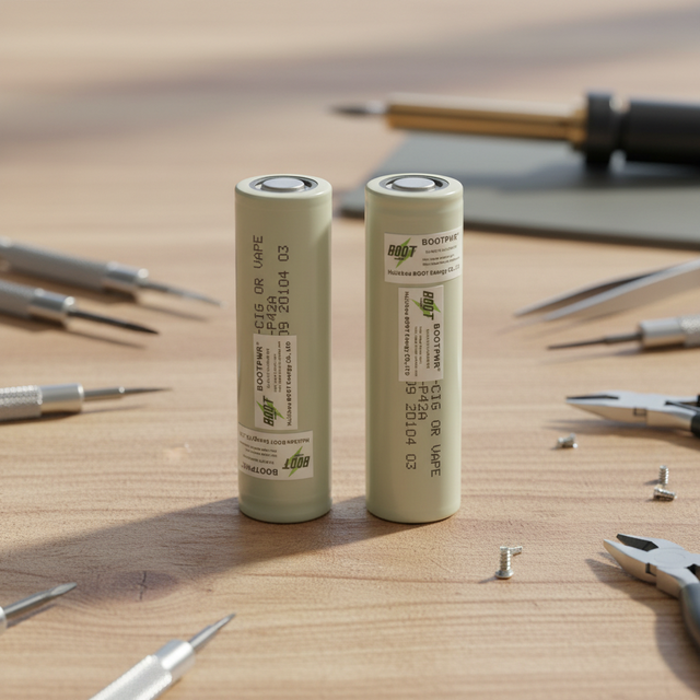 Hot Sale BOOT Original INR21700 P42A 4200mAh Li-ion 3.6V Rechargeable Battery for Ebike Pack 1000 Cycles -20~60