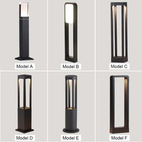 Borne Lumineuse LED Moderne Luxe pour Jardin, Allée, Extérieur, Étanche IP65, Lampe de Pelouse LED, Vente en Gros