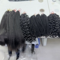 Итальянские кудрявые волосы Factory Curly Miracle Knot для плетения крючком, глубокая волна, предварительно связанные пучки для бохо-причесок, производство