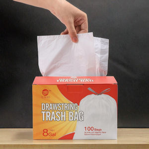 Sacs poubelles en plastique PE robustes personnalisés / Doublures pour poubelles à usage domestique avec impression en héliogravure - Product Image 3