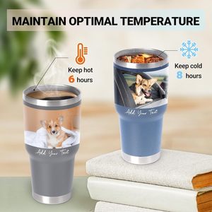 Vaso Térmico Personalizado para Café de 30 oz, Doble Pared, Aislamiento al Vacío, Acero Inoxidable, Rendimiento Térmico de Más de 24 Horas, Apto para Agua Hirviendo - Product Image 4