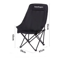 Ensemble table et chaises pliantes portables pour l'extérieur avec dossier haut Chaise lune Chaise de jardin en métal-Design moderne pour le camping et le pique-nique