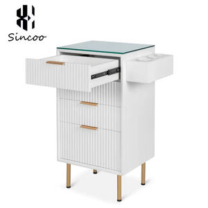 Luxury Custom Colors Design Beauty Salon Multi-functional Beauty Rack Tool Cart Spa Foot Massage Treatment Nail Salon Tool Cart - Product Image 3