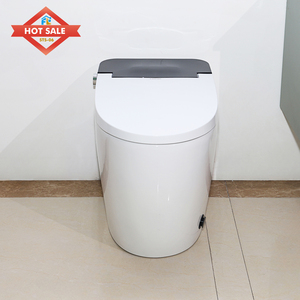 WC Intelligente Monoblocco da Bagno con Design Moderno, Sedile Riscaldato, Telecomando Incluso, Scarico a S e Montaggio a Pavimento - Product Image 5