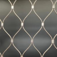 Câble de balustrade en acier inoxydable de qualité 316, filet en maille Inox pour balustrades de balcon / Filet Zoo pour garde-corps de terrasse