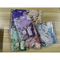 Cuaderno de Notas A5 con Diseño de Mariposa y Pintura al Óleo Vintage, Tapa de PU con Patrón Floral, Diario para Escribir, Venta al Por Mayor