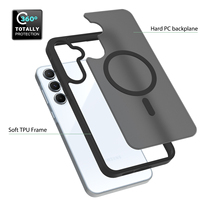 Coque de Téléphone Anti-Choc Effet Peau SilverShield pour Samsung A52 A53 A55 A70 A71 A72 A73 A15 A35 A55