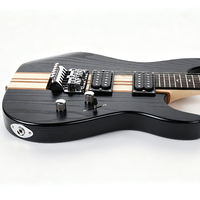 D-300 Stringed Instruments Tremolo System Natural Color 6 Strings Guitarra Electrica Neck-thru-Body Electric Guita