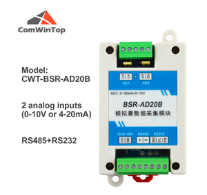 CWT-BSR Serie Di / Do / 0-20mA / 0-10V/<span class=keywords><strong>Pt100</strong></span>/Thermokoppel Om RS485 <span class=keywords><strong>Modbus</strong></span> Rtu io Module - Product Image 5