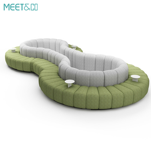 Sofá Modular Convertible de Diseño Moderno y Simple, de Cuatro Plazas, Tapizado en Tela, Extensible, para Oficina, Sala de Estar, Hogar, Apartamento, CATERPILLAR - Product Image 6