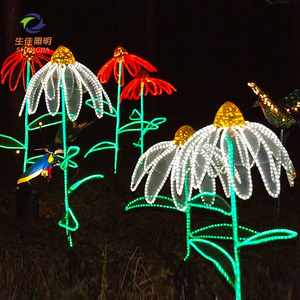 2024新产品4英尺5英尺6英尺7英尺8英尺廉价户外照明人造圣诞树pohon natal adornos - Product Image 4