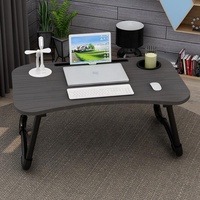 Bureau d'ordinateur pliable de petite taille au design moderne, prix d'usine, en bois, pour étudiant