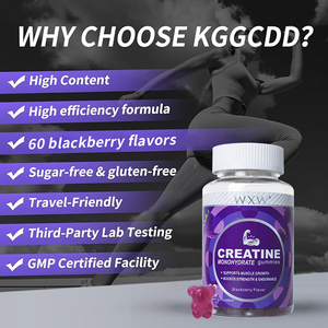 OEM Venta al por mayor Creatine Gummies Energy Boost Creatine Gummies Suplemento Gummies Candy - Product Image 3
