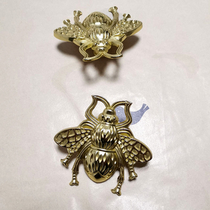 Factory Wholesale Hotel Villa Furniture Decoration Brass Bee Handle Wardrobe Drawer Cabinet <strong>Door</strong> <strong>Knobs</strong> Pulls - Product Image 5