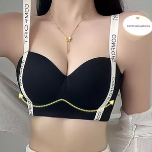 Sujetador sin Aro para Mujer Tops Ropa de Mujer Barata Sujetador Inalámbrico Soutien Gorge Sujetador Push Up Invisible para Mujer Copa Completa - Product Image 4