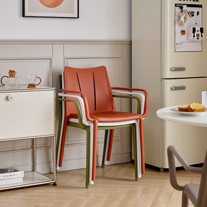 Sedia da pranzo per la casa, sedia semplice con schienale per caffetteria, hotel, sala riunioni, balcone - Product Image 6