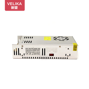 เวลิกา เอส-600-36 600W แหล่งจ่ายไฟแบบสวิตช์ 36V DC สำหรับไฟ LED เครื่องพิมพ์รักษาความปลอดภัย - Product Image 1