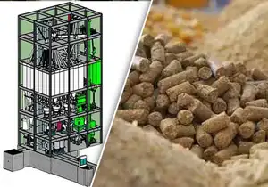 Máquina de pellets de alimento para peces máquina de alimento para ganado máquina de preparación de alimento para animales