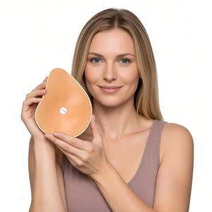 Prótesis de Seno de Silicona para Mujeres con Mastectomía por Cáncer de Mama, Prótesis de Seno Falso de Silicona Transpirable - Product Image 1