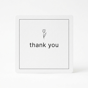 Tarjetas de Agradecimiento Minimalistas Escandinavas con Diseño de Tulipanes, Diseño Botánico Nórdico, Logotipo Personalizado al por Mayor, Decoración del Hogar, Estilo de Vida, OEM, ODM - Product Image 1