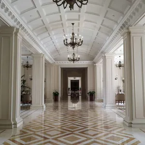 Corridor Ceiling Decoration PU Coffered Waffle Cored Ceiling Panel