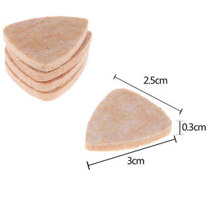 Púas de Guitarra de Lana Duraderas y Ligeras al por Mayor para Guitarristas y Accesorios de Instrumentos en Bolsa - Product Image 5