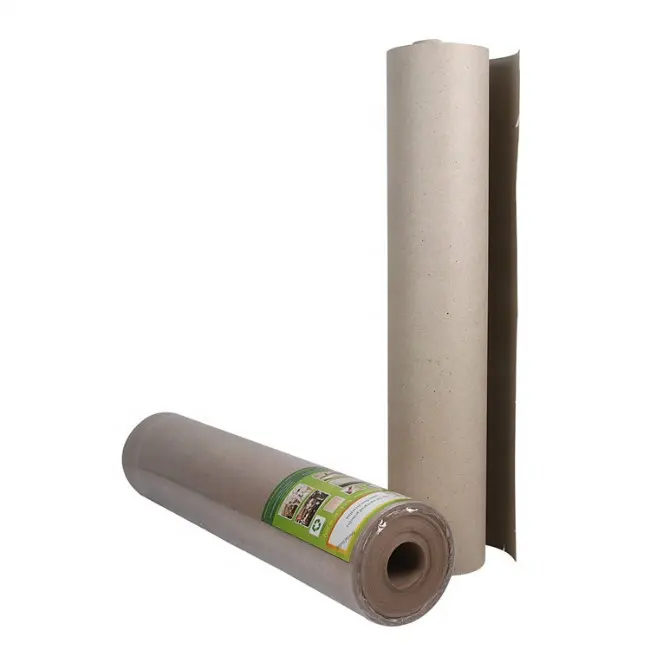 Переработанная экологически безопасная бумага без покрытия рулон протектор для строительного покрытия Защитная Бумага для пола