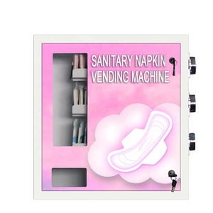 Mini distributeur automatique mural de type mécanique pour serviettes et tampons - Product Image 1