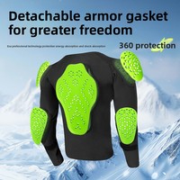 Tenue de protection intégrale pour le ski transfrontalier et le snowboard alpin pour homme, avec protection des hanches, équipement de sport