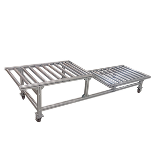 Sanayi için taşınabilir eğimli merdiven silindiri montaj hattı merdiven makaralı konveyör - Product Image 2