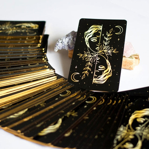 Tarjetas <span class=keywords><strong>de</strong></span> oráculo impresas personalizadas, <span class=keywords><strong>baraja</strong></span> <span class=keywords><strong>de</strong></span> Tarot con bordes dorados <span class=keywords><strong>de</strong></span> alta calidad, libro <span class=keywords><strong>de</strong></span> instrucciones en español, caja <span class=keywords><strong>de</strong></span> papel rígida - Product Image 5