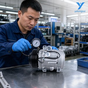 Compresor de <span class=keywords><strong>Aire</strong></span> <span class=keywords><strong>Acondicionado</strong></span> para Automóvil Toyota Tacoma 2.7 4.0 V6 2005 2015 OE 88320 04060 0610221 10348090 Polea 7PK 120mm - Product Image 2