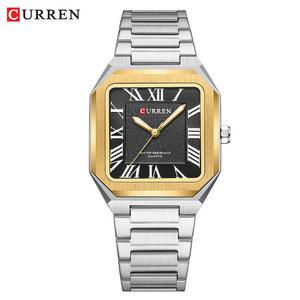Montre à quartz carrée de luxe pour homme 8482, en alliage, étanche, avec aiguilles lumineuses, style affaires et mode - Product Image 3
