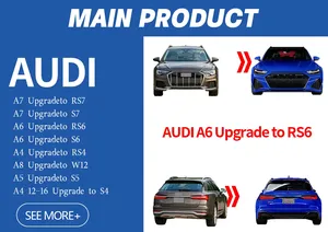 Paraurti anteriore per auto PP Auto Body System, tipo RS6, per <span class=keywords><strong>A6</strong></span> Facelift 2016-2018, kit carrozzeria. - Product Image 6