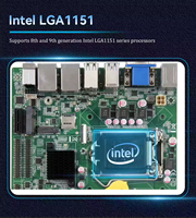 Placa Base Industrial ITX Intel LGA1151 de 6.ª y 9.ª Generación H310, Compatible con DDR4 de Doble Canal y 64 GB, VGA, LAN Dual, 12COM