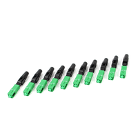 Venta directa descuento conector rápido equipo de fibra óptica SC UPC APC conector rápido adaptador de fibra de PVC y conectores SC FC LC