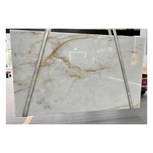 Sang trọng kỳ lạ Brazil pha lê trắng quartzit Bianco <span class=keywords><strong>cristallo</strong></span> <span class=keywords><strong>quartzite</strong></span> slab cho truy cập bảng Top - Product Image 1
