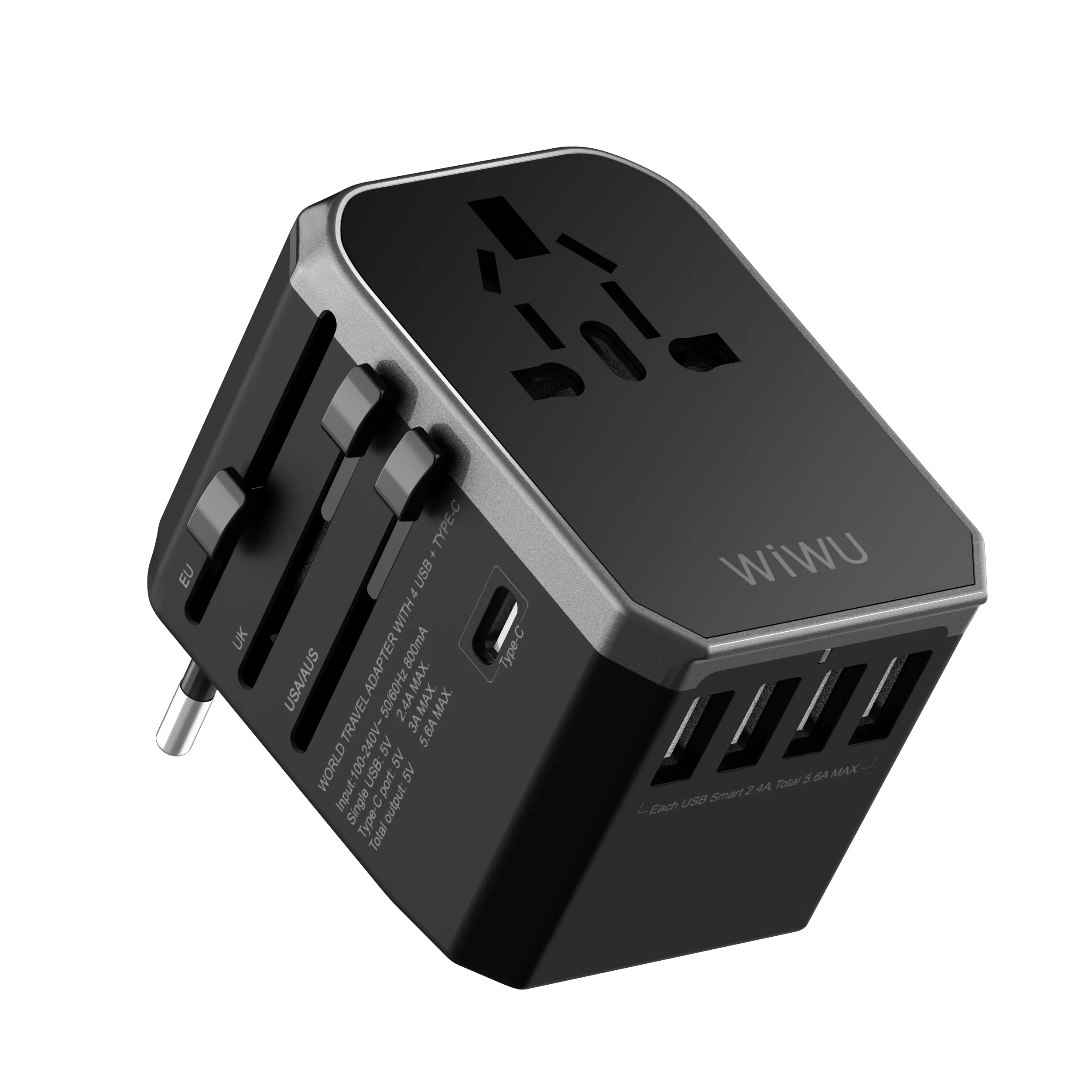 WiWU Double Type-c port Quick Charger Usb 33.5w Pd Charger Wall Power Adaptor Smart Plug Universal Travel Adapter